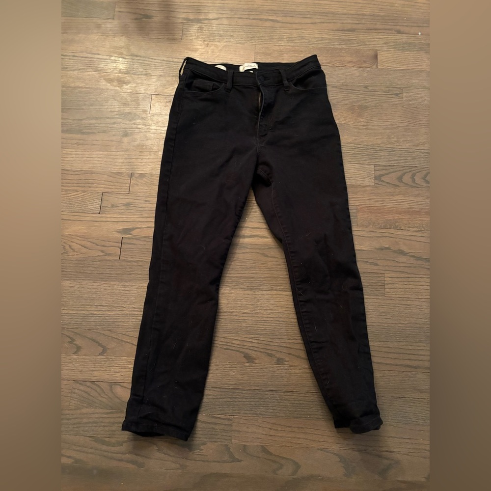 Target brand straight leg black jeans